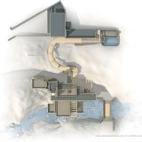 «Дом над водопадом» Райт план