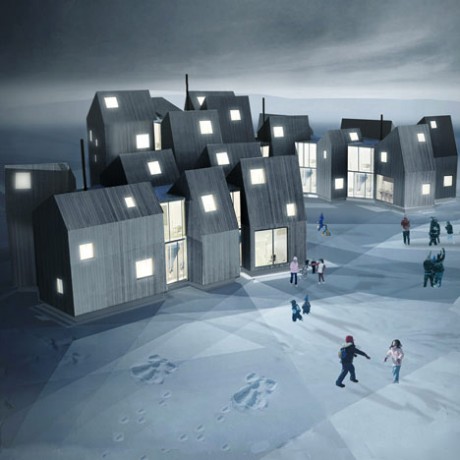 Дом семьи в Гренландии