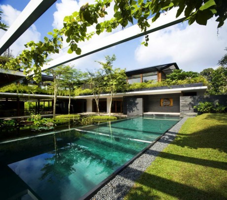 Зелёный дом в Сингапуре