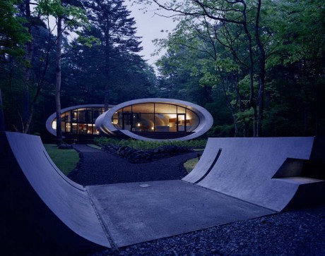 Дом-оболочка (Shell) в Японии от ARTechnic architects.