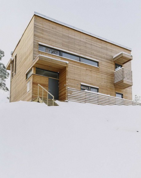 Деревянный дом в Швеции