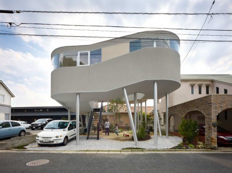 Дом-спираль в Японии