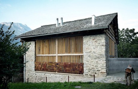 Дом из сарая в Швейцарии