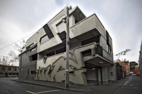 Дом-граффити в Австралии