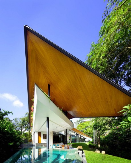 Крылатый дом в Сингапуре