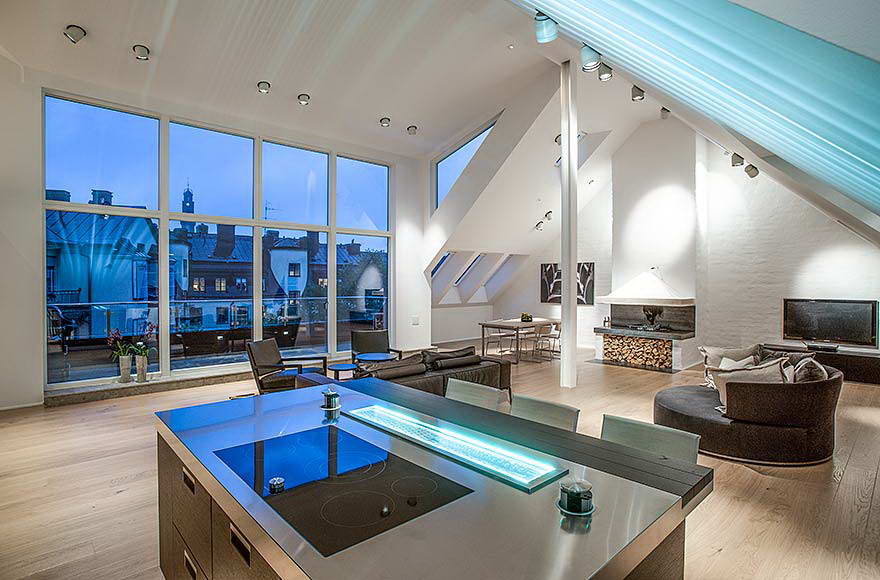 Attic Penthouse in Stockholm 4