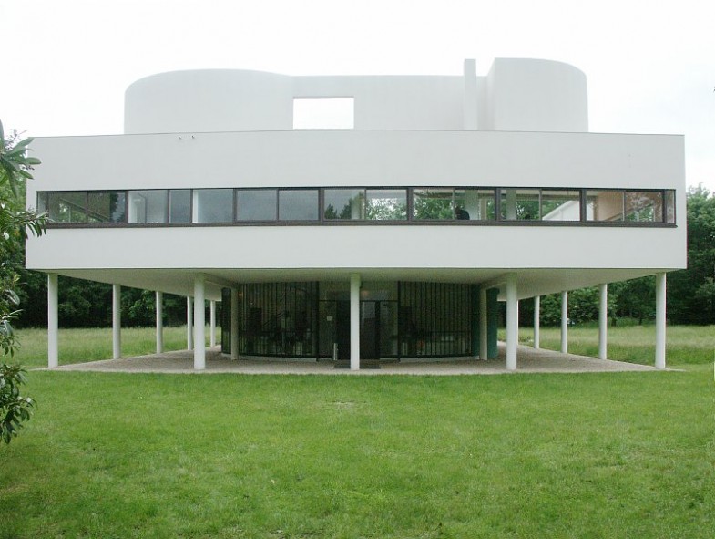 Вилла Савой (Villa Savoye) во Франции от Ле Корбюзье (Le Corbusier)