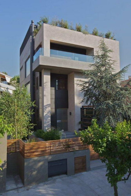 Проект модернистского дома в Греции