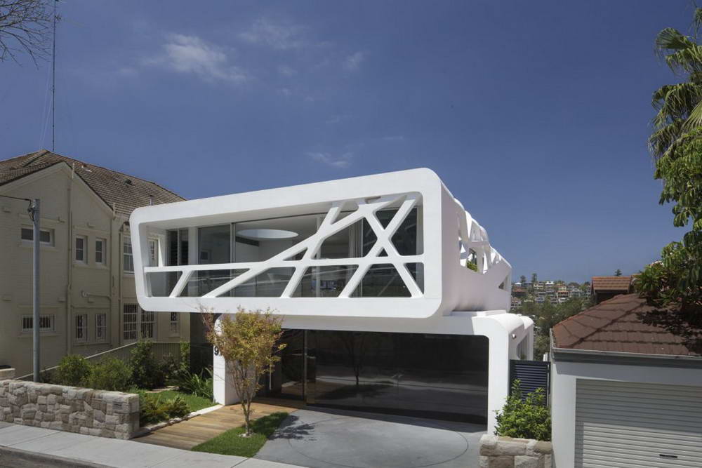 Современный дом необычного дизайна в Австралии