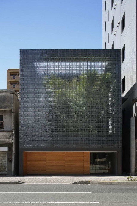 Optical Glass House 2 460x690 Дом со стеклянным экраном в Японии