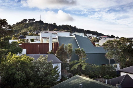 Дом с видом на море (Seaview House) в Новой Зеландии от Parsonson Architects.