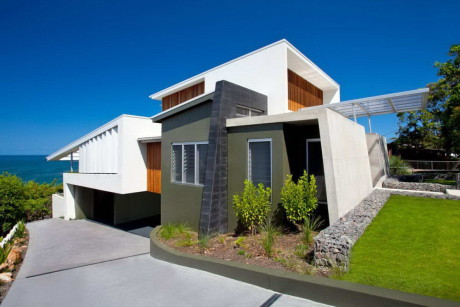 Современный дом на берегу океана в Австралии