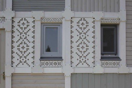 Дом с декоративными шаблонами (Deco Pattern House) в России от Петра Костёлова.