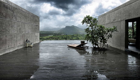 Литой дом из жидкого камня (House Cast in Liquid Stone) в Индии от SPASM Design Architects.