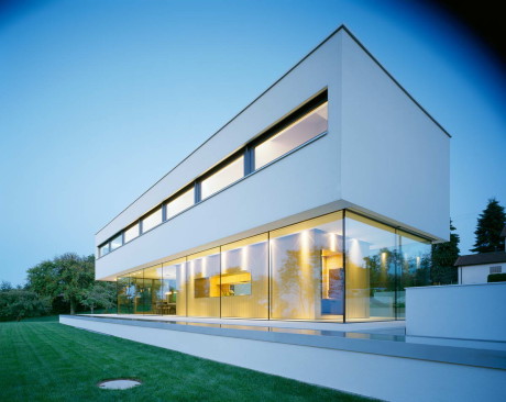 Дом П (House P) в Германии от Philipp Architekten.