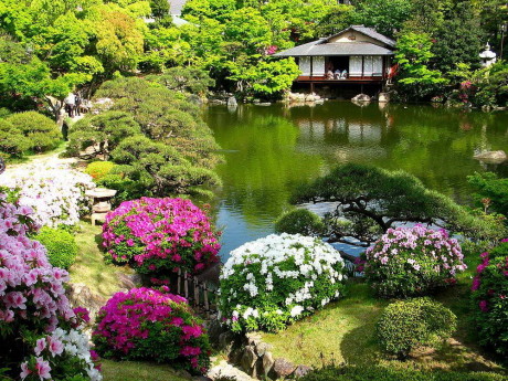 Особенности и основные элементы японского сада.