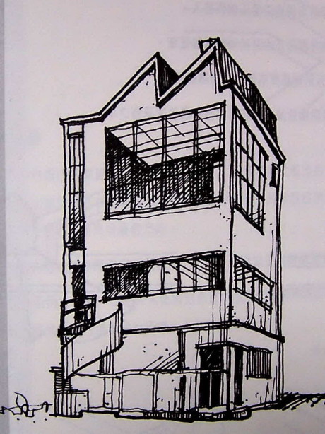 Дом-студия Озанфана (Ozenfant House and Studio) во Франции от Ле Корбюзье (Le Corbusier).