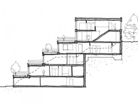 Террасный дом (Terrace House). Pavel Hnilicka Architekti . Прага, Чехия. 2007.