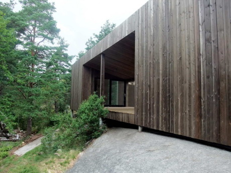 Квадратный дом Вейерланд (Square House Veierland) в Норвегии от Reiulf Ramstad Arkitekter AS.