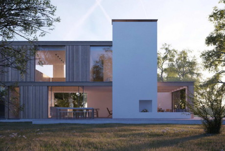 Дом "Дятлы" (Woodpeckers) в Англии от Strom Architects.
