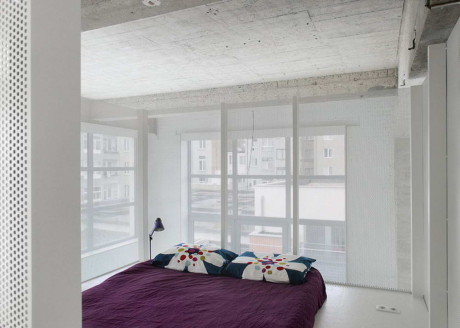 Лофт-апартамент с супертонкими лестницами (Loft apartment with super-thin staircases) в Бельгии от adn Architectures.