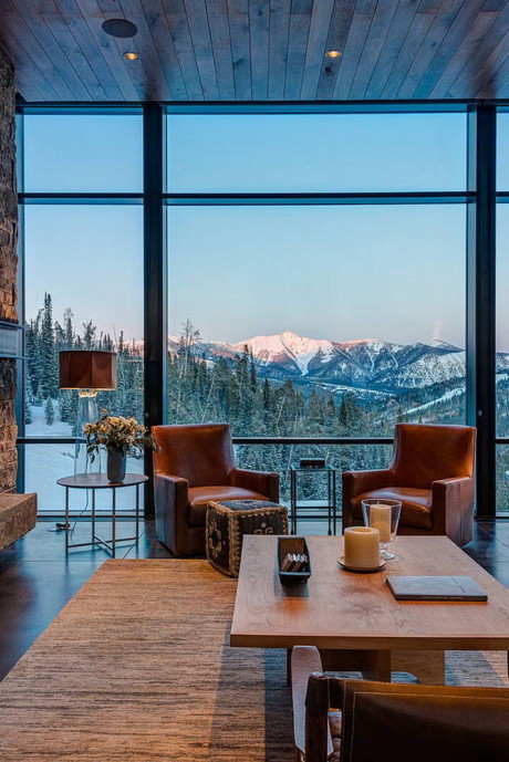 Современный Горный Дом (Modern Mountain) в США от Pearson Design Group.