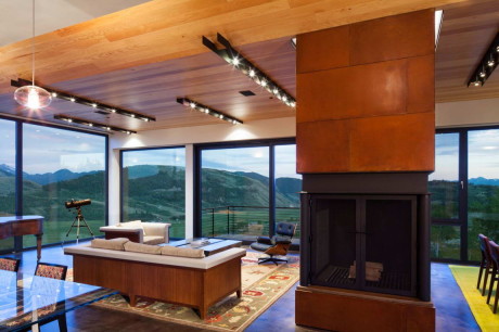 Резиденция Gros Ventre (Gros Ventre Residence) в США от Stephen Dynia Architects.