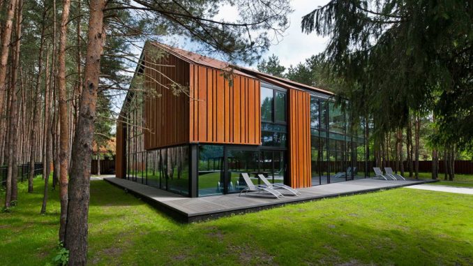Лучший дом 2012 года: Дом в каунасском лесу (House in the Woods of Kaunas) в Литве от Studija Archispektras. Лучший дом 2012 года: Дом в каунасском лесу (House in the Woods of Kaunas) в Литве от Studija Archispektras.