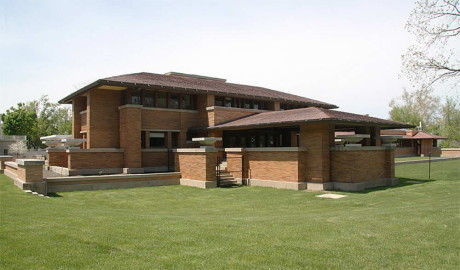 Дом Мартина (Martin House Complex) в США от Фрэнка Ллойда Райта (Frank Lloyd Wright).