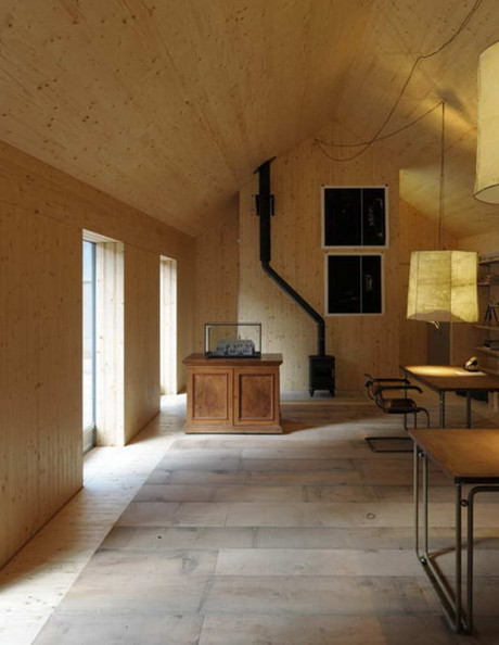Дом-сарай (Barn House) в Англии от Hugh Strange Architects.