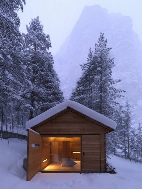 Дом Jagdhaus Tamers в Италии от ЕМ2 Architekten.