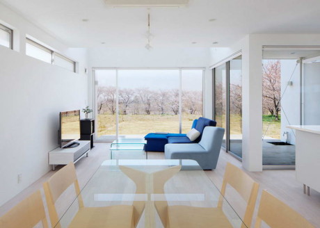 Дом Рябь (Ripple house) в Японии от Kichi Architectural Design.