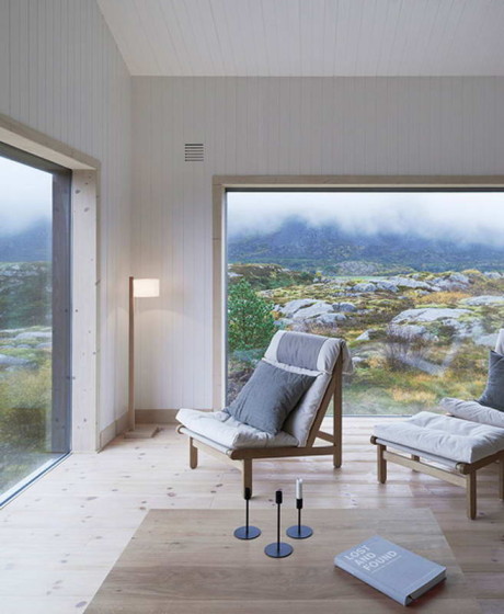 Коттедж Вега (Vega Cottage) в Норвегии от Kolman Boye Architects.