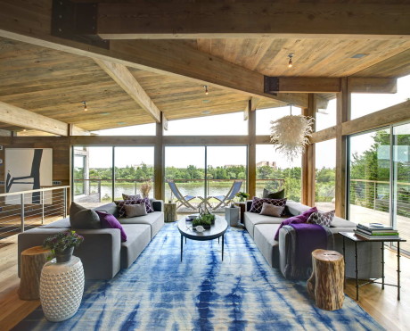 Дом "Дальний пруд" (Far Pond) в США от Bates Masi Architects.
