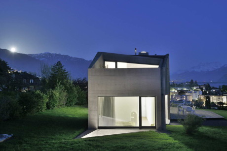Вилла Dind (Villa Dind) в Швейцарии от Link architectes.
