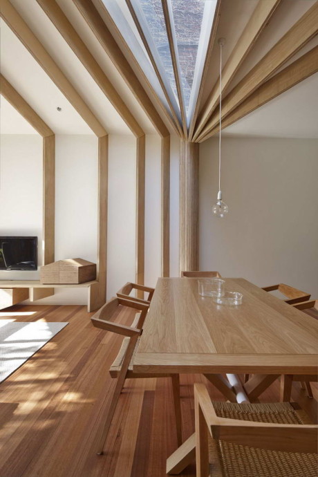 Дом "Вышивка крестом" (Cross Stitch House) в Австралия от FMD Architects.