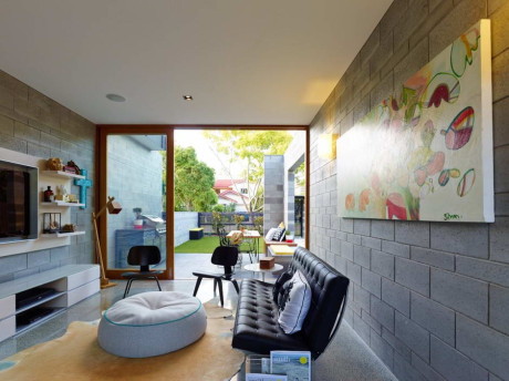 Террасный дом (Terraced House) в Австралии от Shaun Lockyer Architects.
