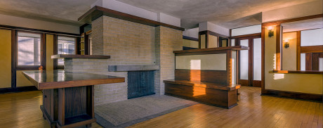 Дом Эмиля Баха (Emil Bach House) в США от Фрэнка Ллойда Райта (Frank Lloyd Wright).