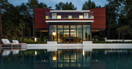 Дом на воде (On Water) в США от Kersting Architecture.