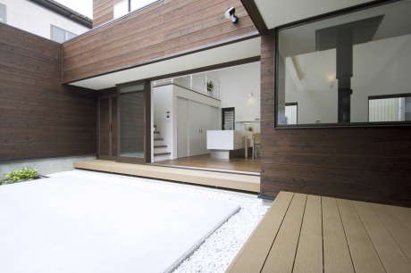 Деревянный дом в Японии
