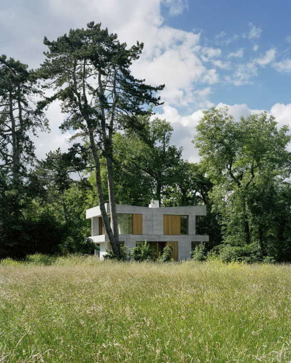 Вилла Сандмайер (Villa Sandmeier) в Швейцарии от Lacroix Chessex.