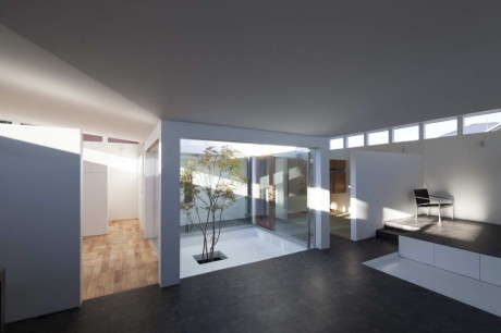 Дом IM (House IM) в Японии от Miyahara Architect Office.