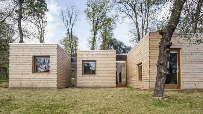 Модульный деревянный дом в Испании