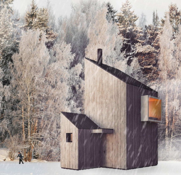 Modern Winter Shelter 3