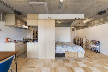 Комната Цукидзи (Tsukiji Room H) в Японии от Yuichi Yoshida & associates.