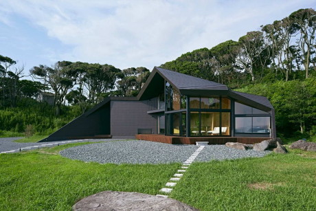 Дом Эскарго (Villa Escargot) в Японии от Takeshi Hirobe Architects.