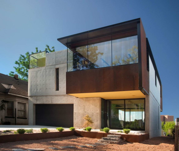 Дом в Оклахоме (Oklahoma Case Study House) в США от Fitzsimmons Architects.