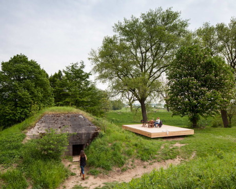 Преобразование военного бункера (War Bunker Refurbishment) в Голландии от B-ILD.