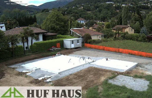 Costruzione di una casa HUF HAUS in legno a Magliaso 5