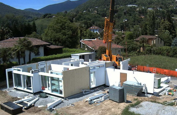 Costruzione di una casa HUF HAUS in legno a Magliaso 6